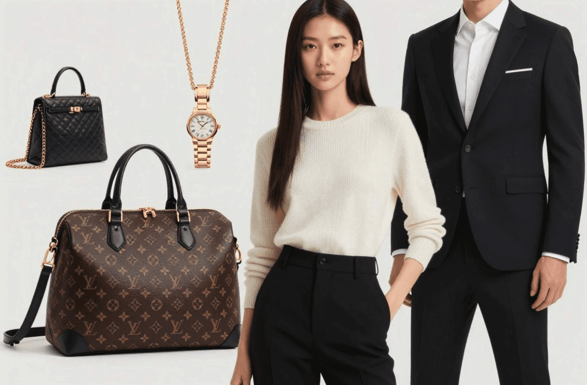 ai generated ads showing photorealistic quality for luxury fashion