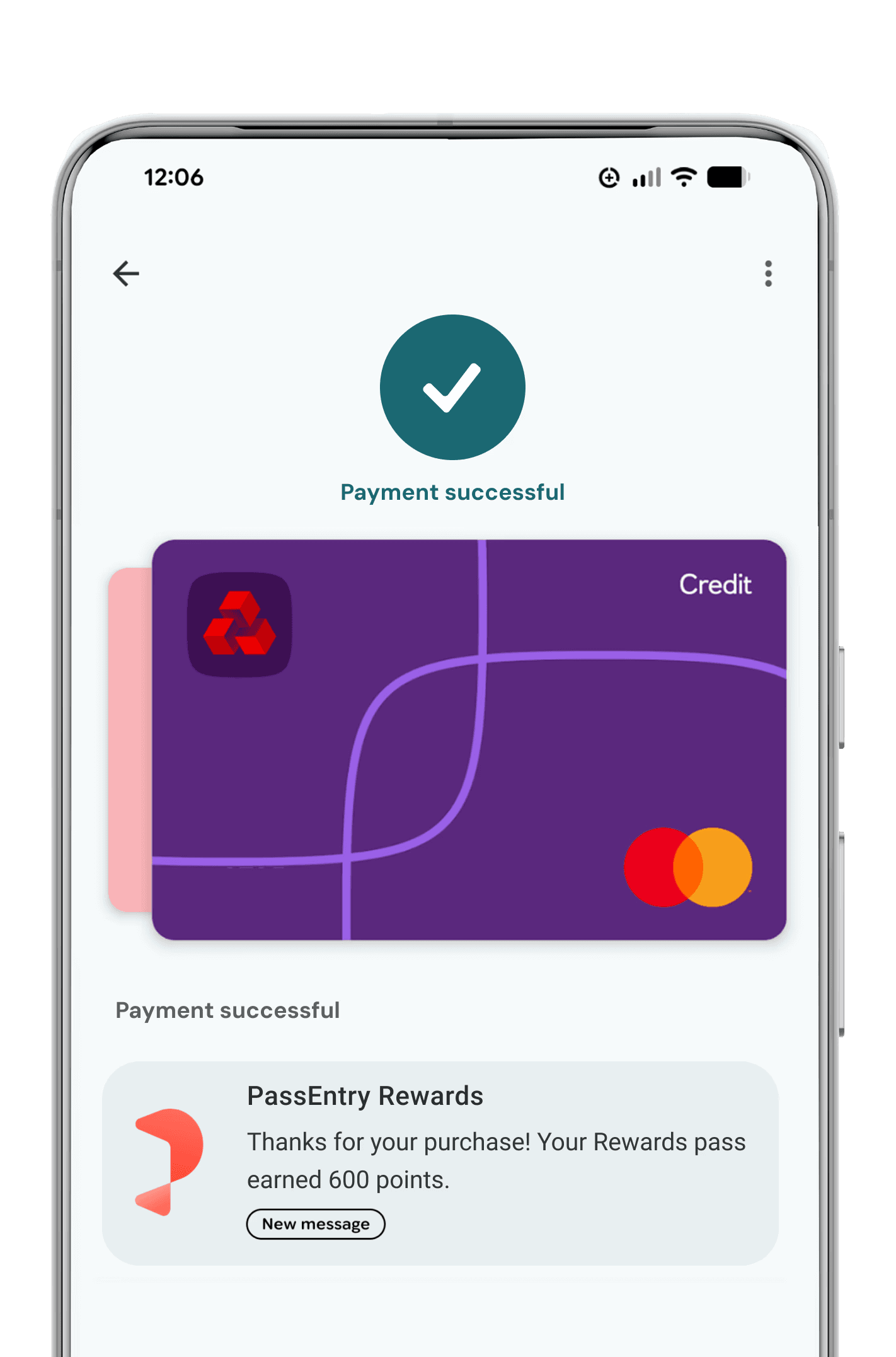 Apple Wallet payment with instant loyalty points applied after one tap