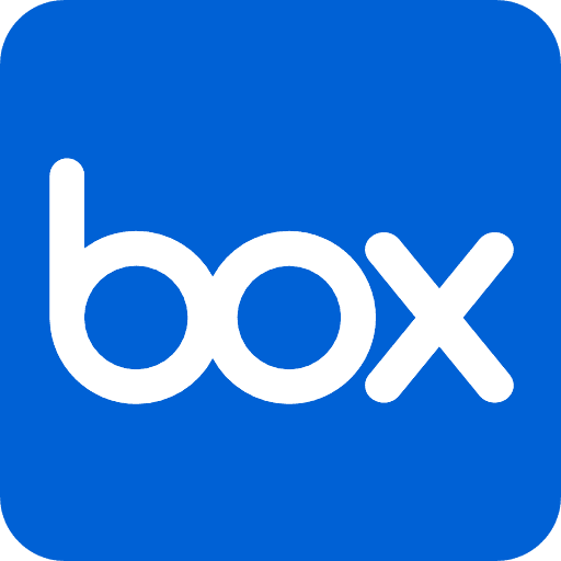 Logo von Box smao Integration für zentrale Ablage von Call Protokollen und Kundenunterlagen in der Cloud