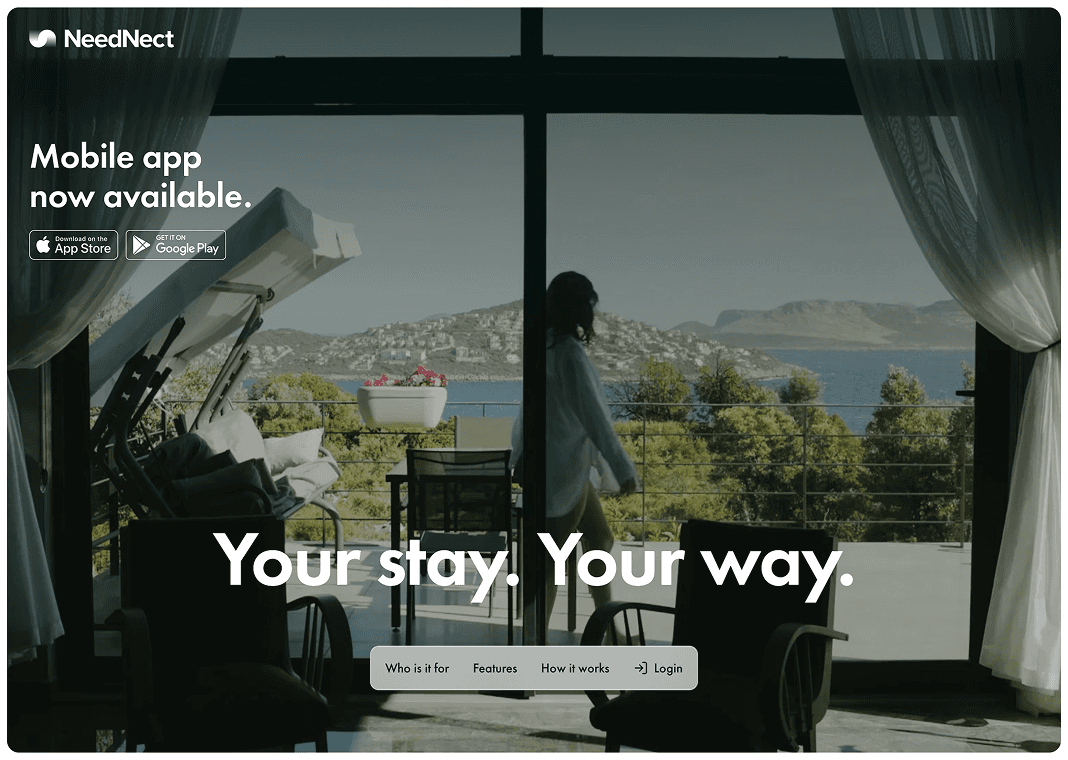 NeedNect Landingpage Screen Mockup