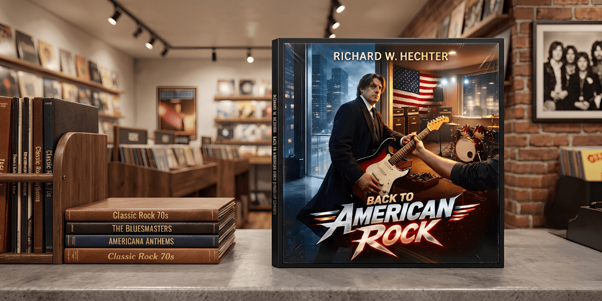 Richard W Hechter songwriter and lyricist, creating emotionally driven music focused on storytelling, authentic lyrics, and reviving traditional band-centered songwriting values