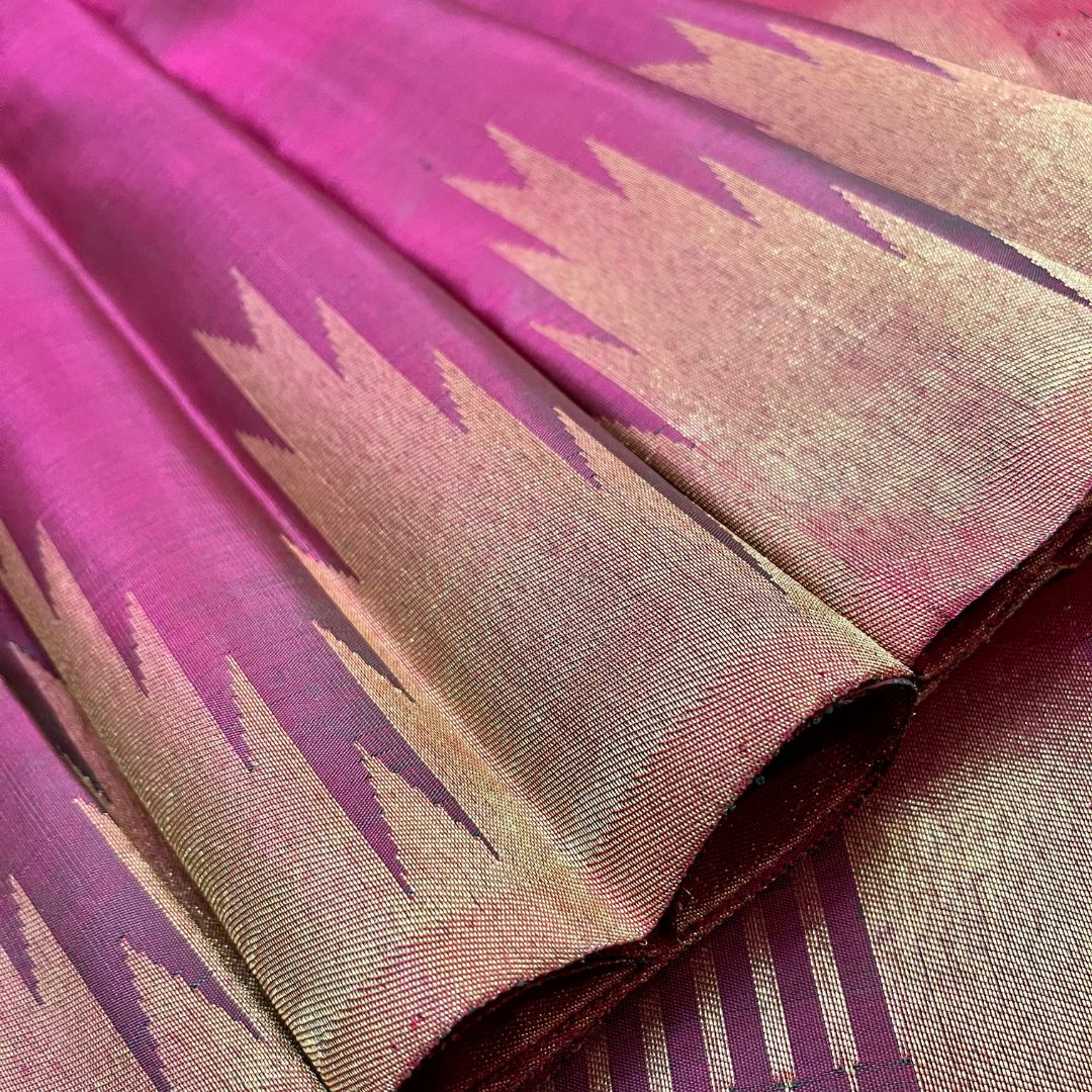 Deep Araku Thazhambu Kanchivaram Silk Saree