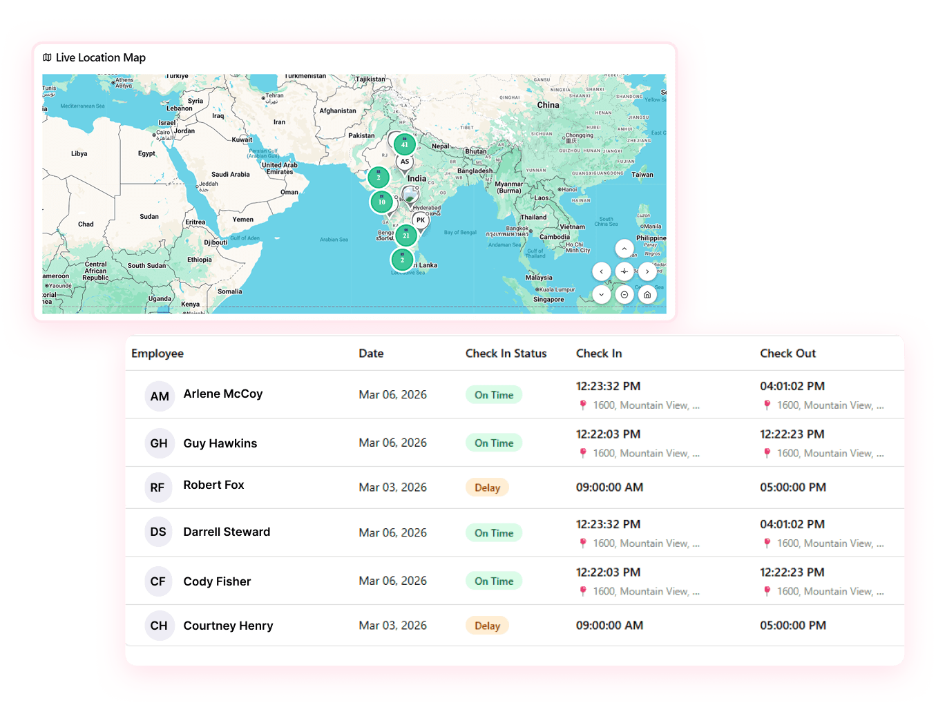 Go Employee Geo Fencing
