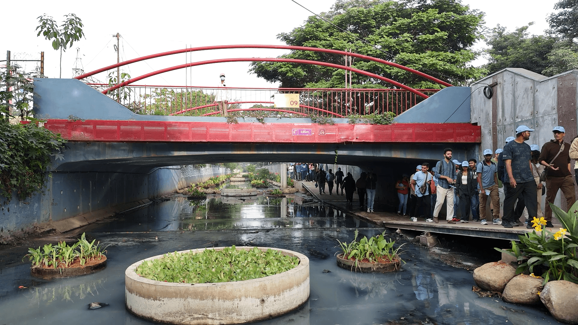 pedestrian bridge and kaluve walkway