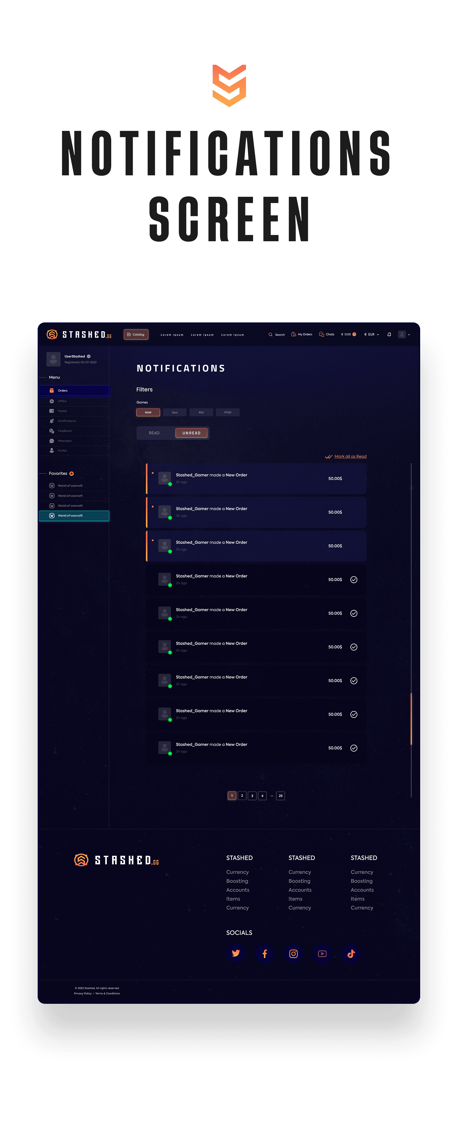Notifications Screen