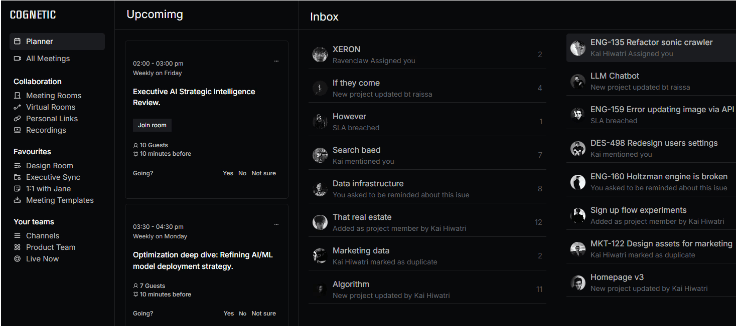 Cognetic Visual Mockup
