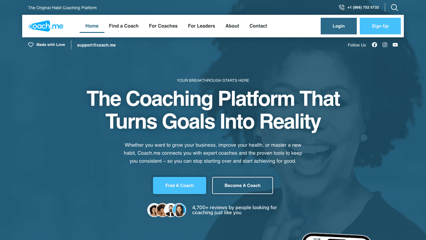 Coach.me app