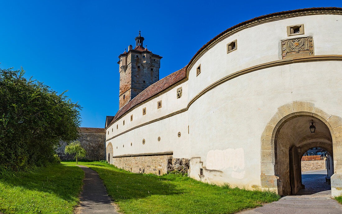 Das Kligentor in Rothenburg ob der Tauber