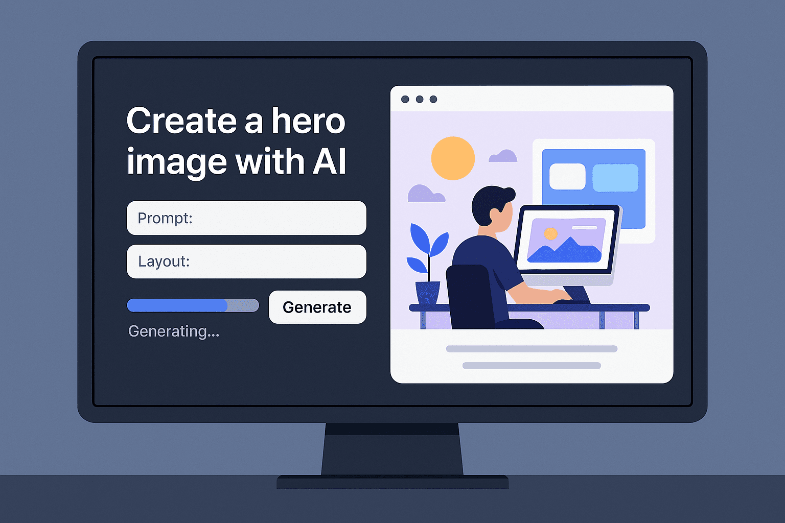 ai image creation for hero sections