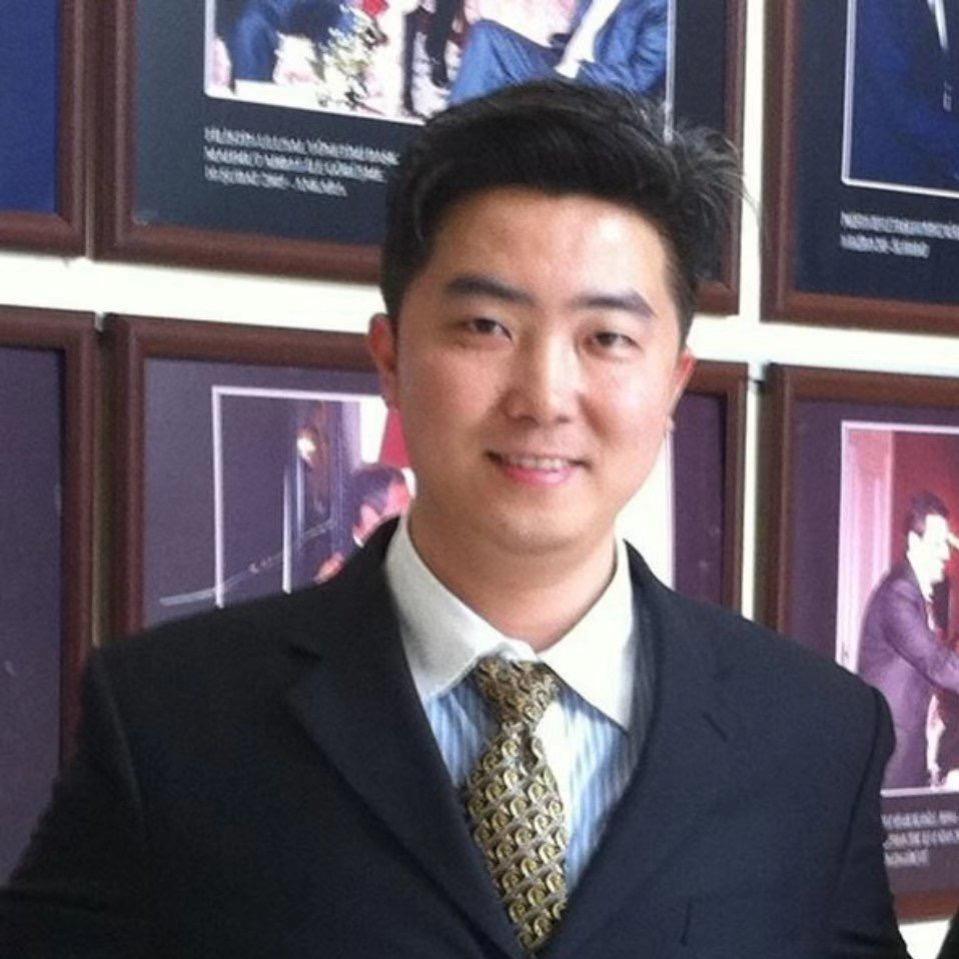 A man with surfboard