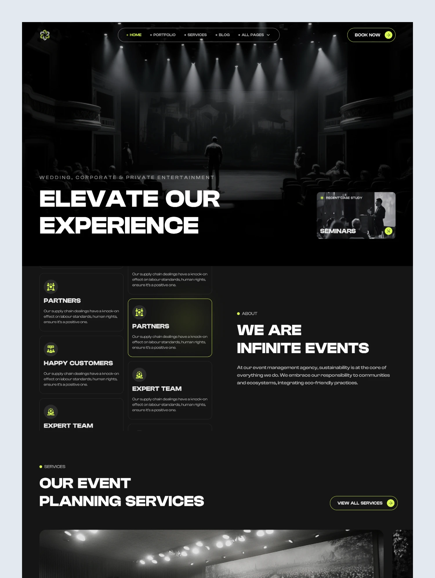 Event Website Template