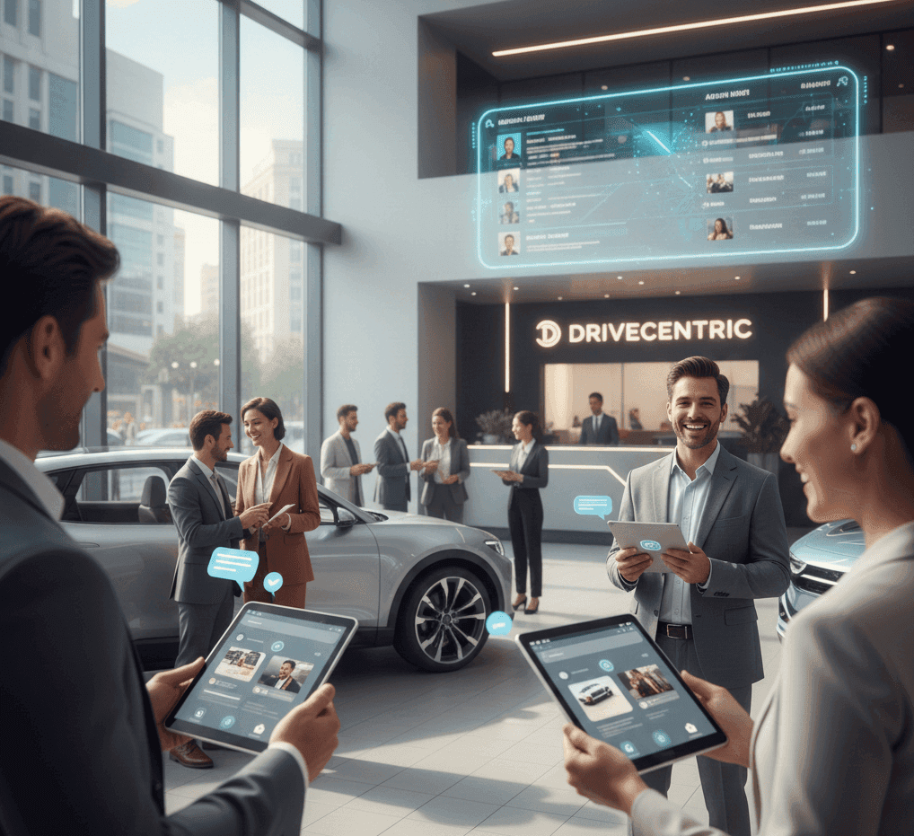 CRM used in a modern car dealership