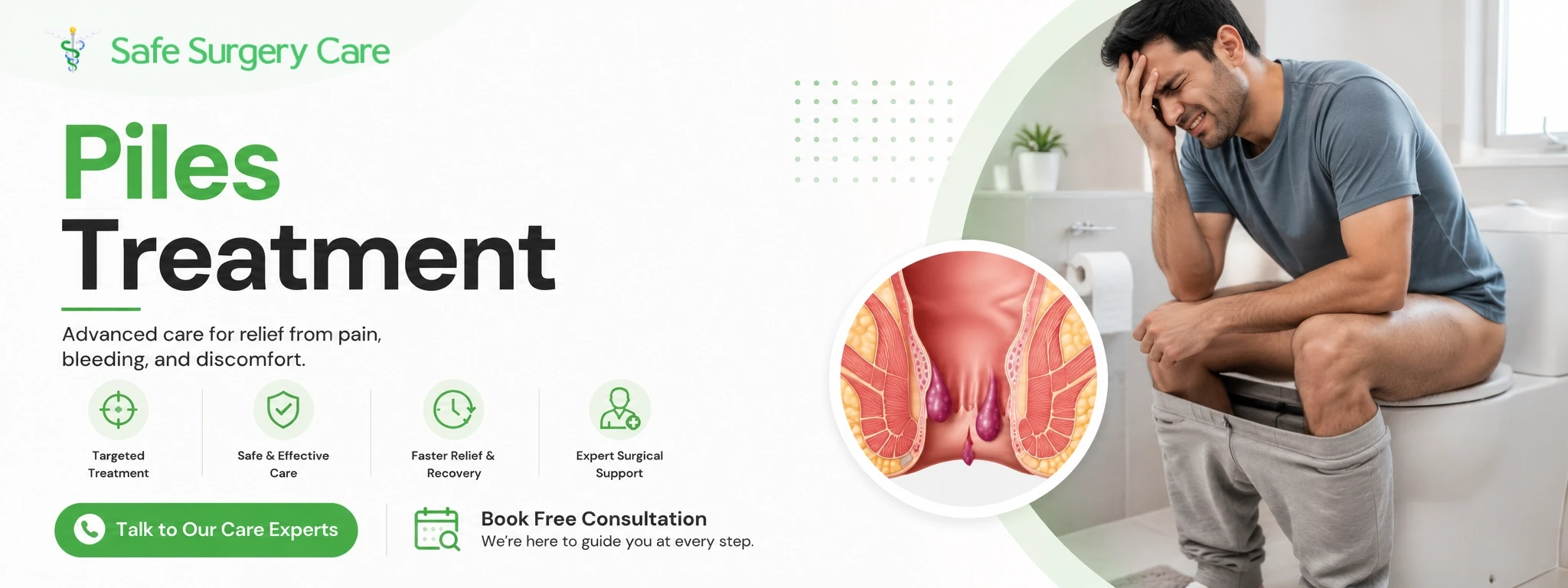 Medical consultation for piles treatment