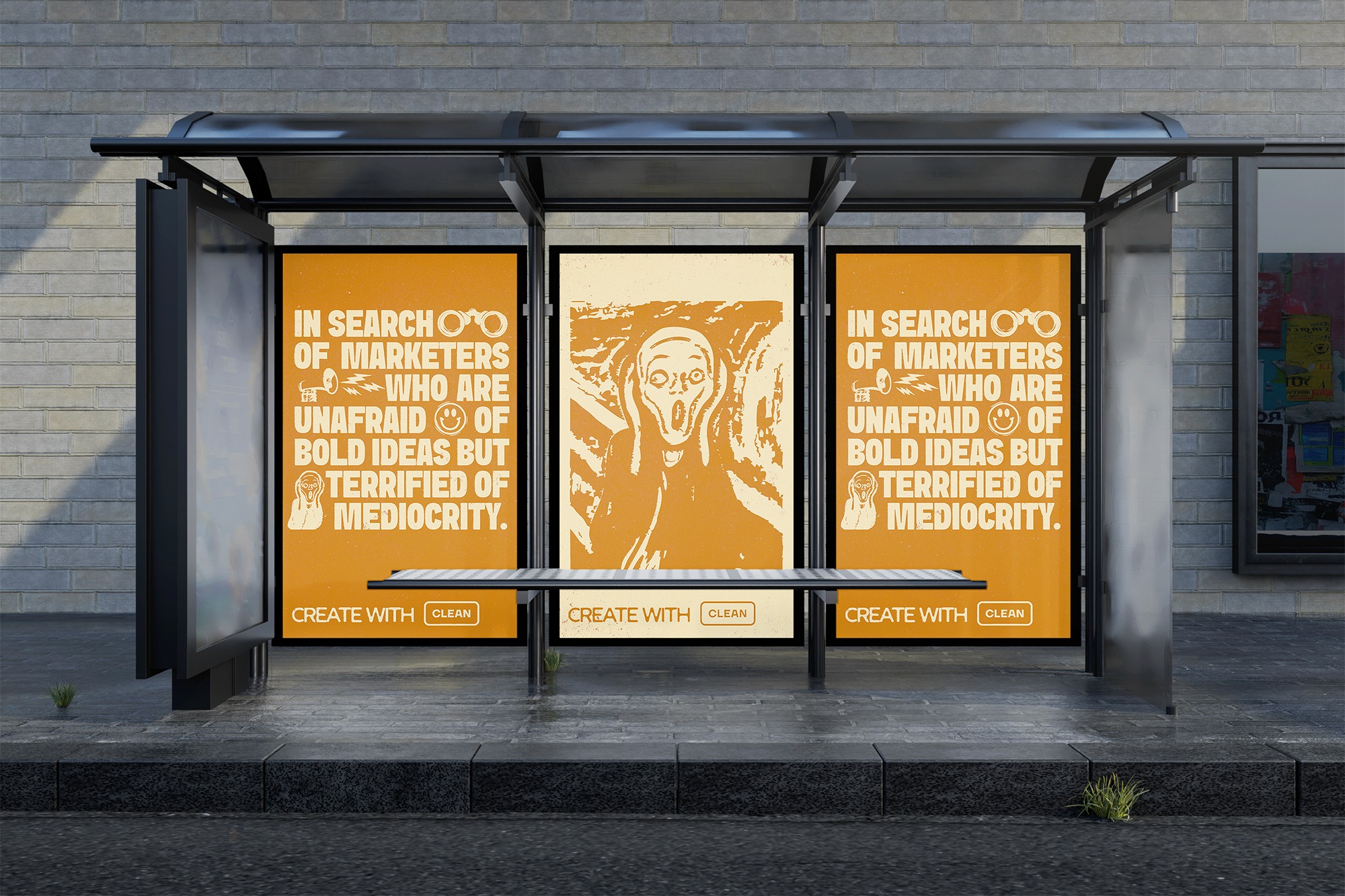 a cellphone leaning against a wall