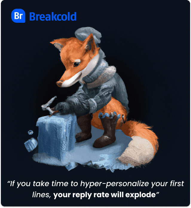 Cold Email First Lines Reply Rates | Breakcold