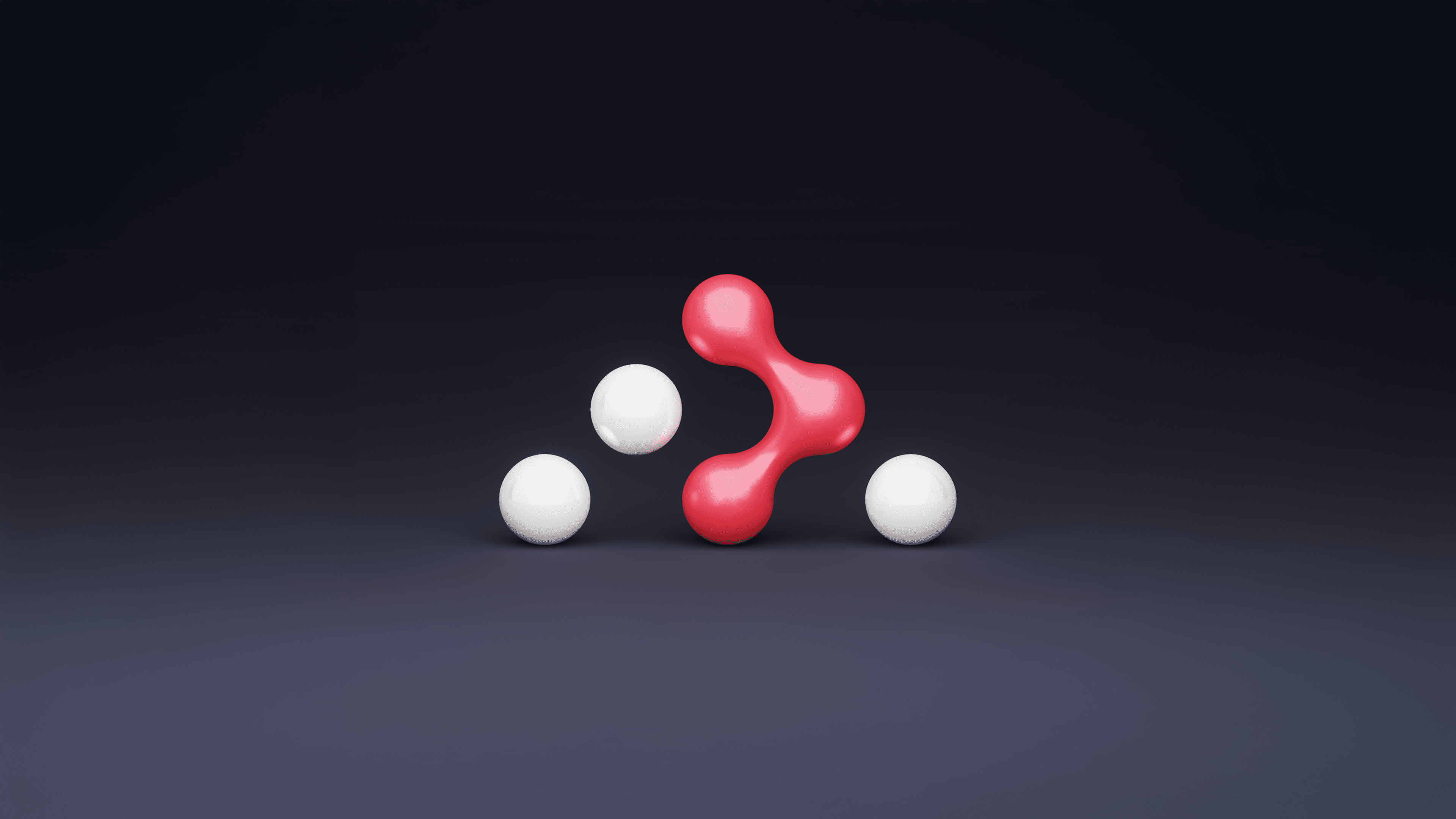 3D render of the React Router logo against a dark background