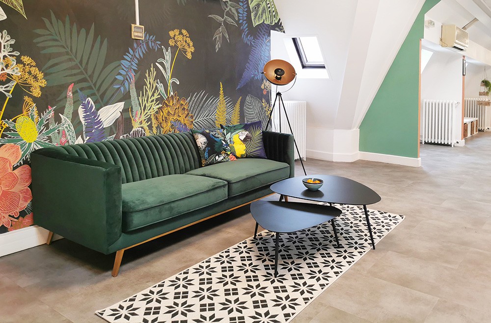 Canapé zone de repos espace de travail