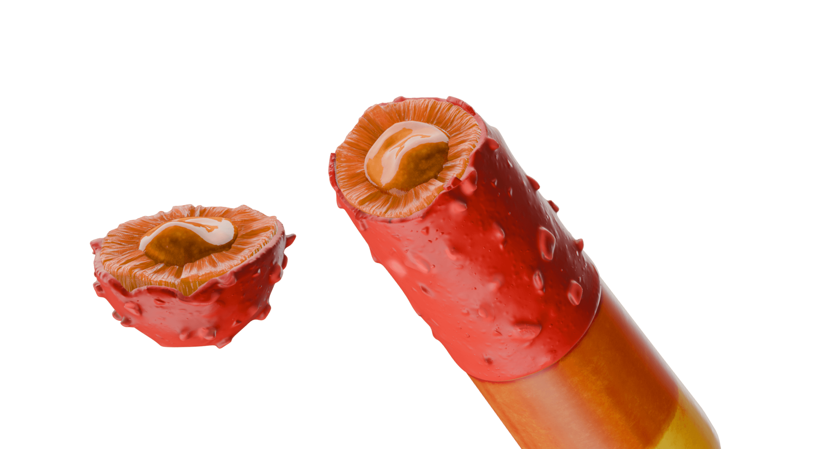 Lód Wojanek o smaku pomarańcza-brzoskwinia