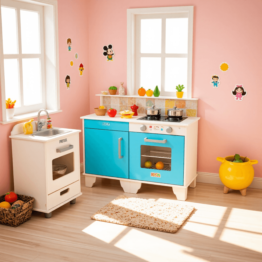 product photography of children's toy kitchenware