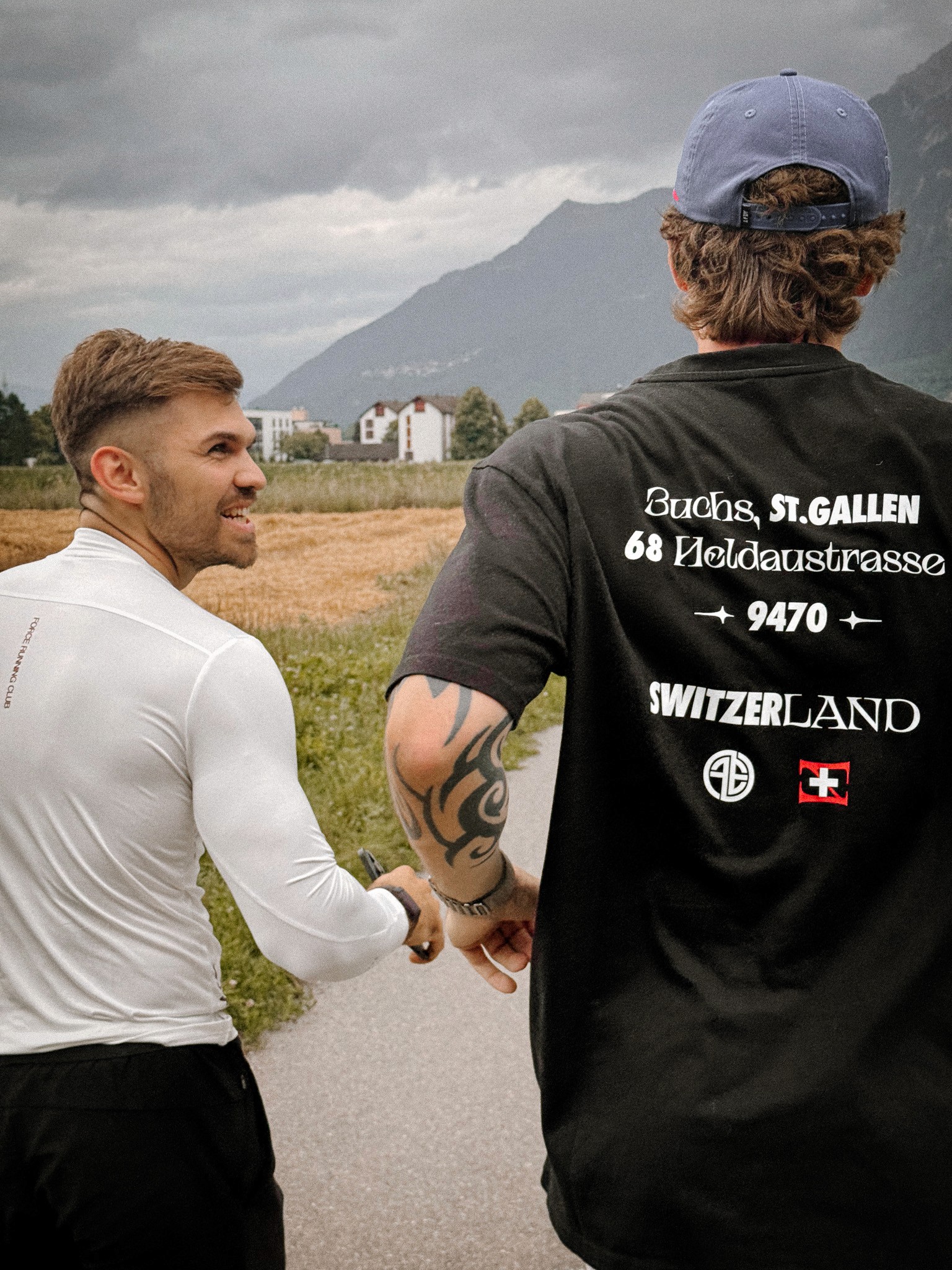 Läufer des Run 9470 Club im Portrait nach dem Mittwochabend-Run in Buchs