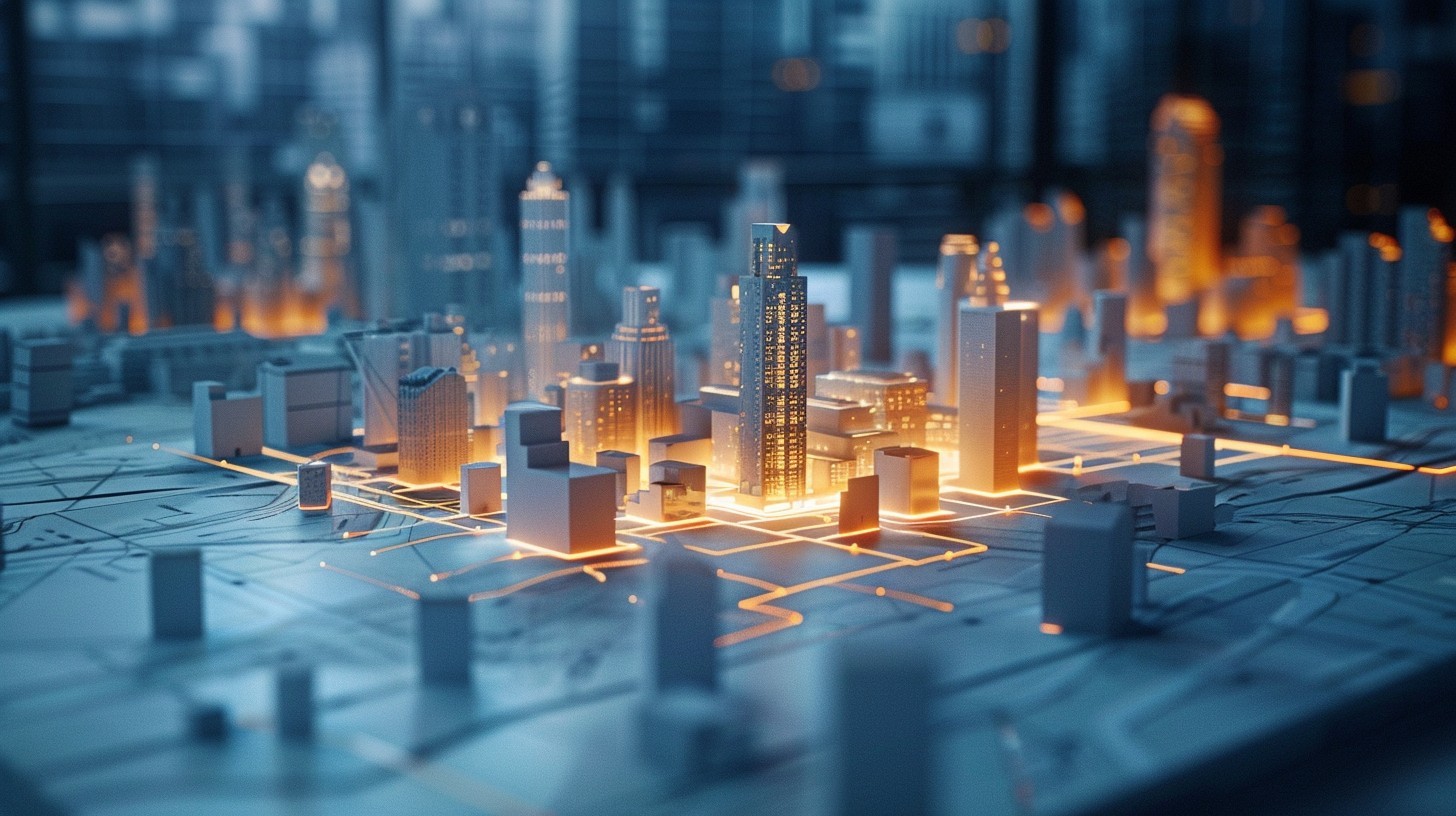 Focused woman working on a laptop in a cozy, dimly lit café with a tea glass on the table.