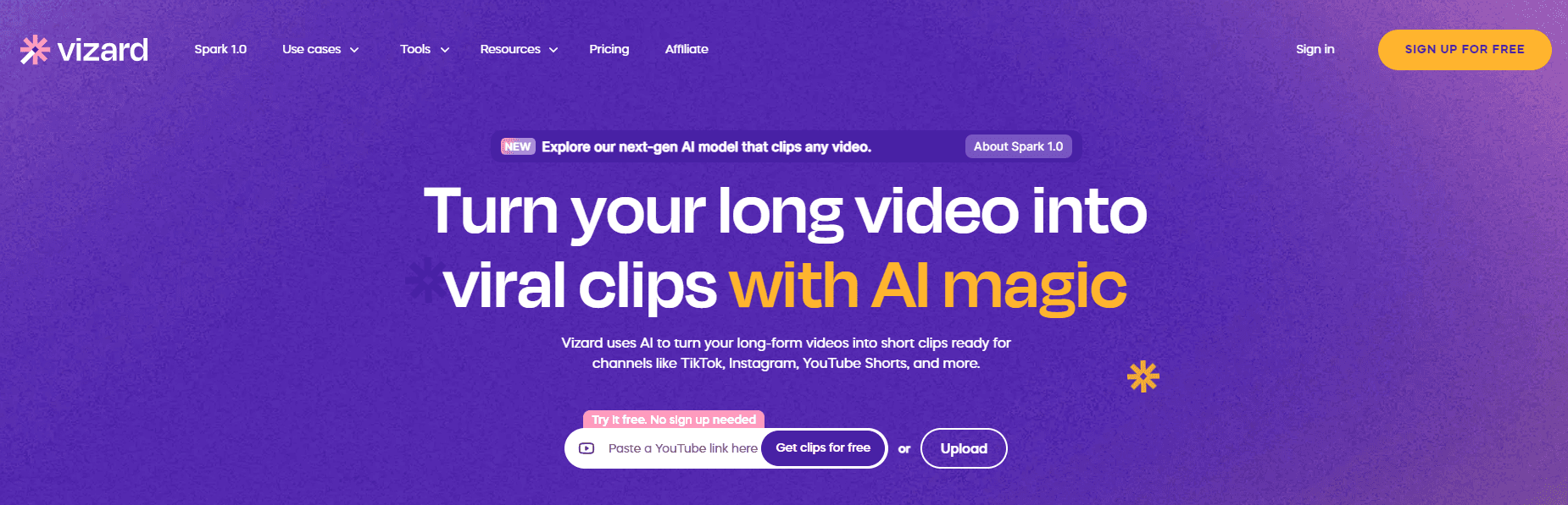 Vizard - Best Short Form Video Editor