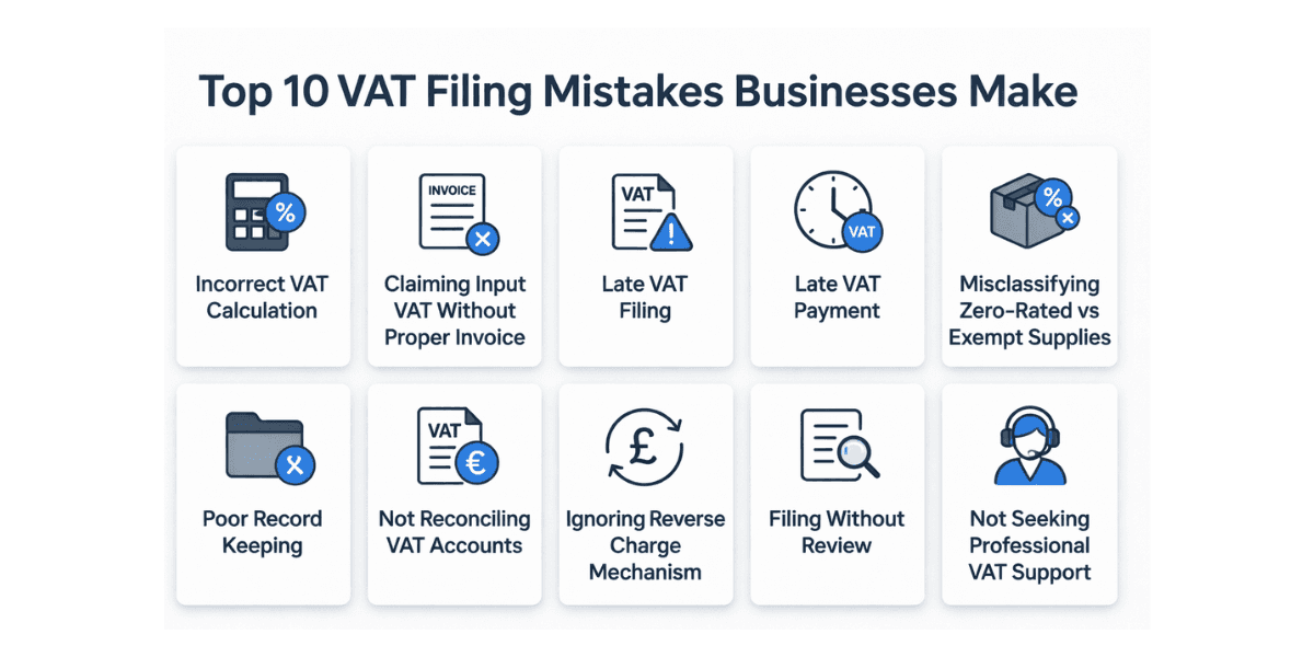 VAT Filing Mistakes UAE Businesses Make