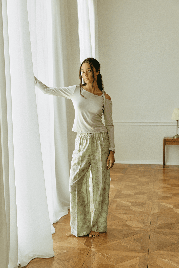 Off-Shoulder Comfort Top, view 4