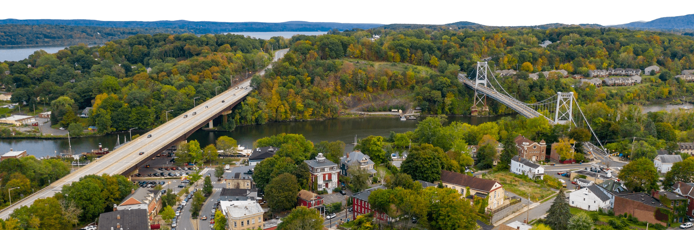 view of Kingston from above