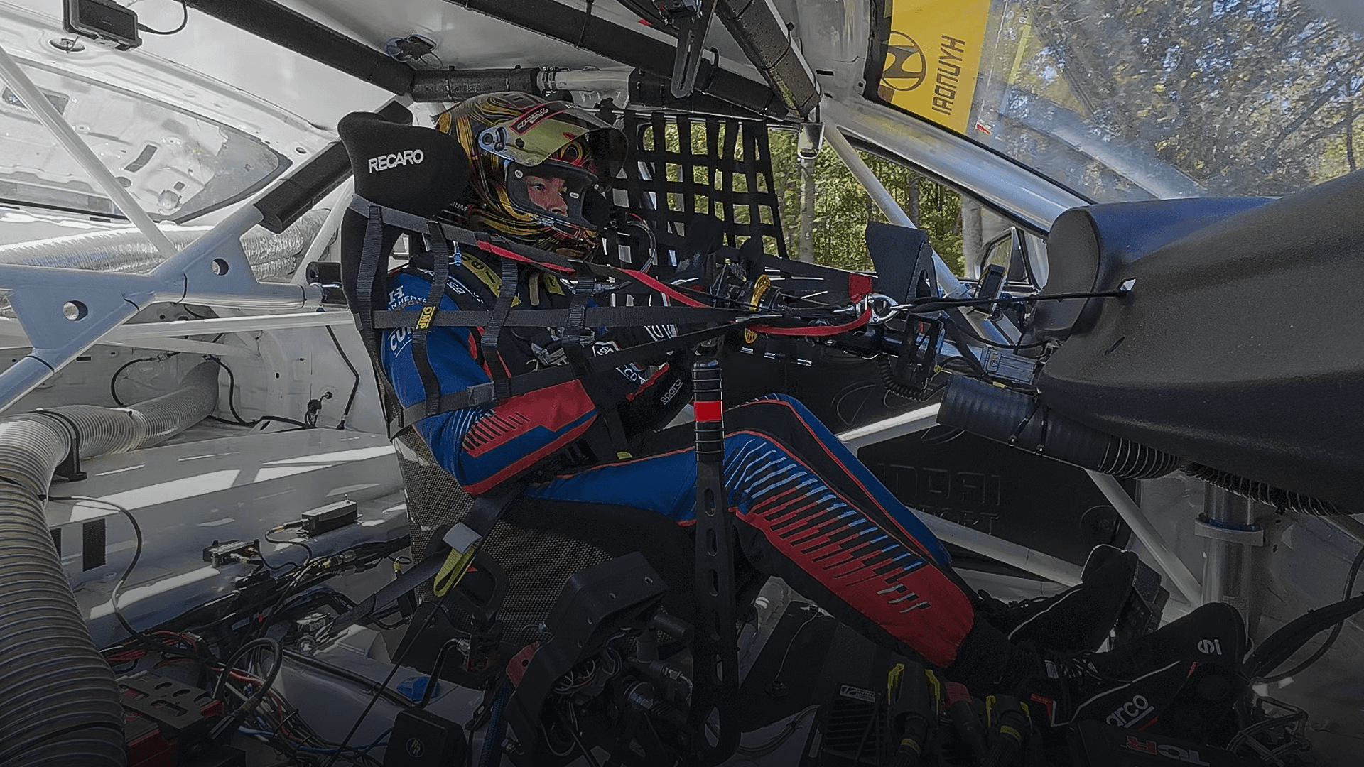 Suellio Almeida. IMSA Driver, North America Radical Racecar Champion, Founder of Almeida Racing Academy driving the Hyunda Elantra TCR at IMSA for Bryan Herta Motorsports