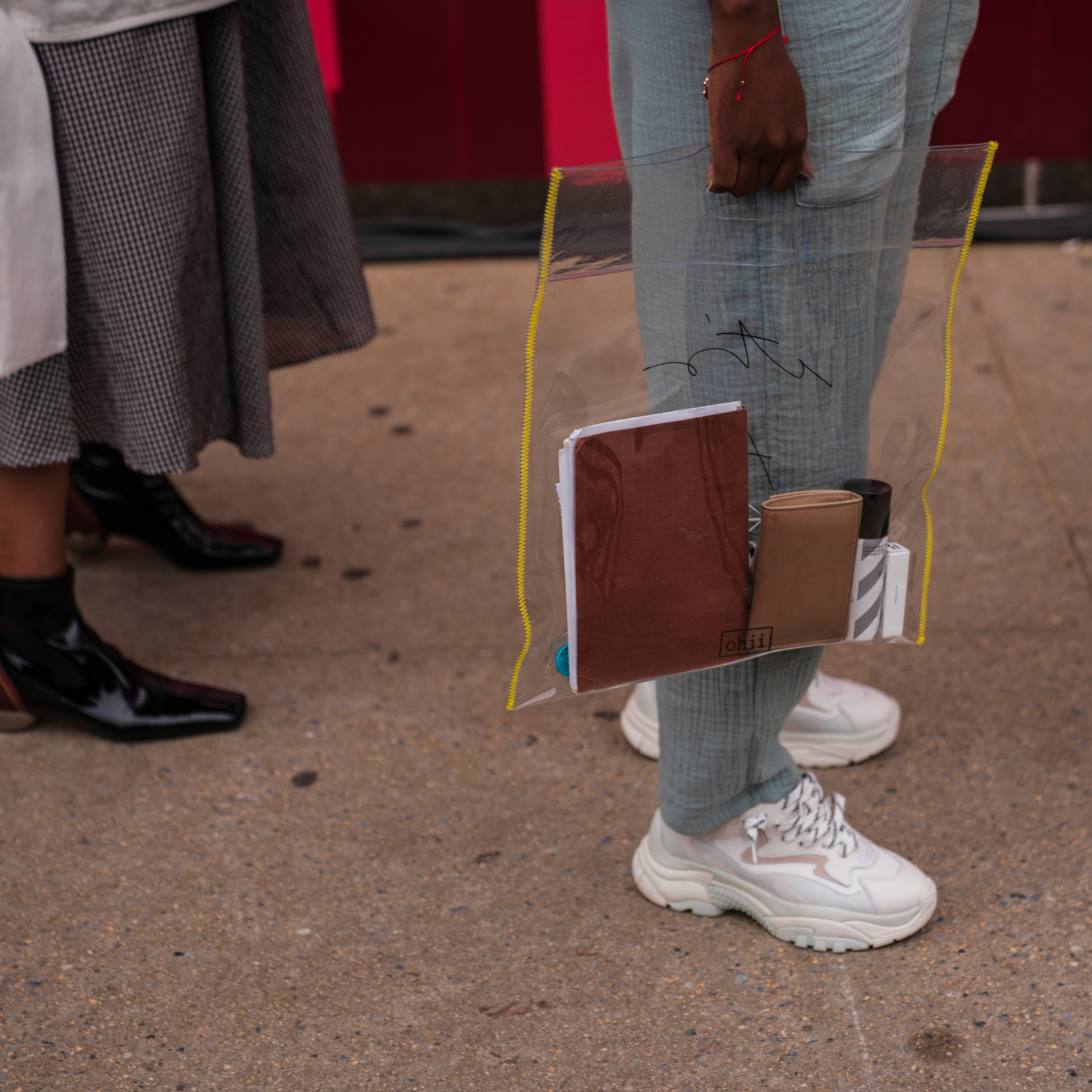 Transparent bag at NYFW