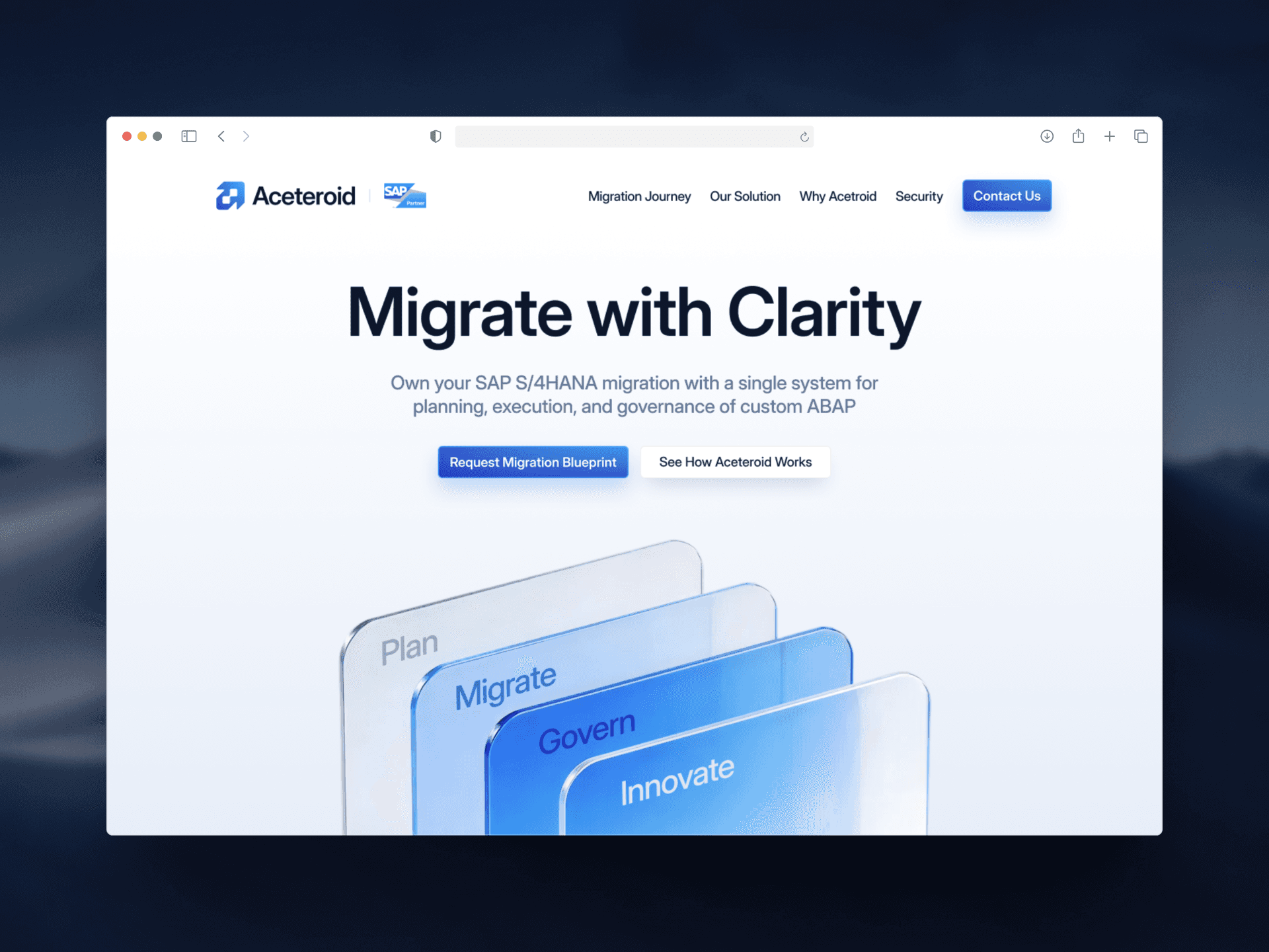 Realione Hero section