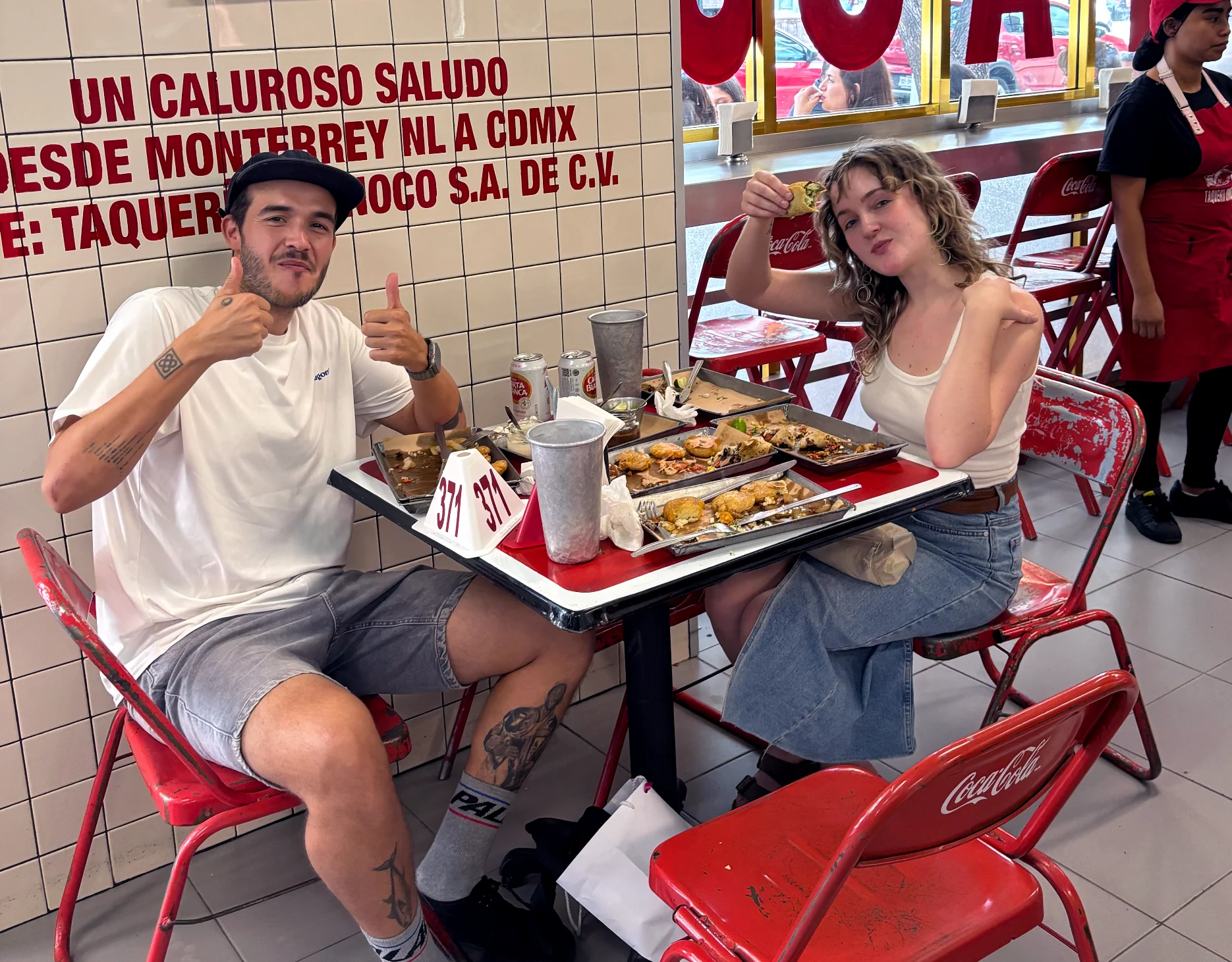 Christian MacMillan and Emma Head in CDMX.