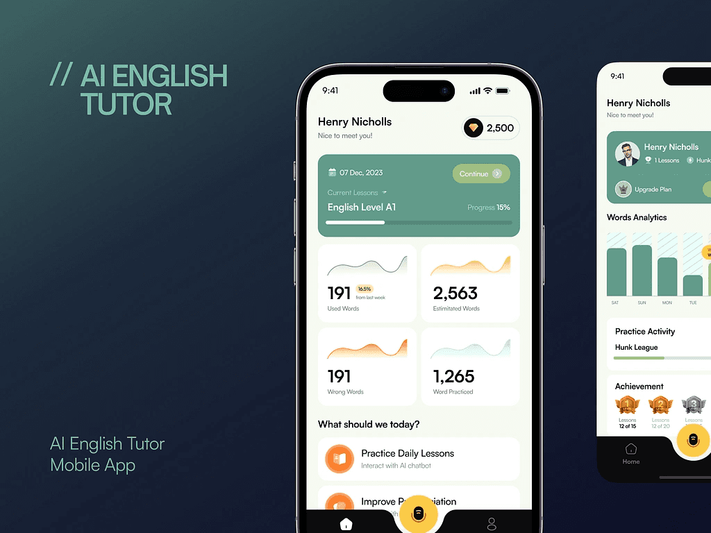 AI English Tutor Mobile App