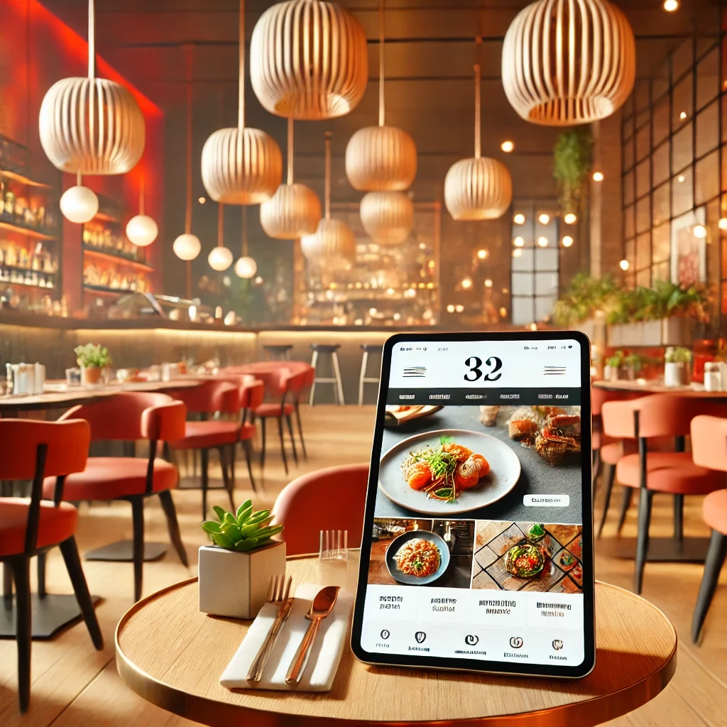 Restaurant and tablet