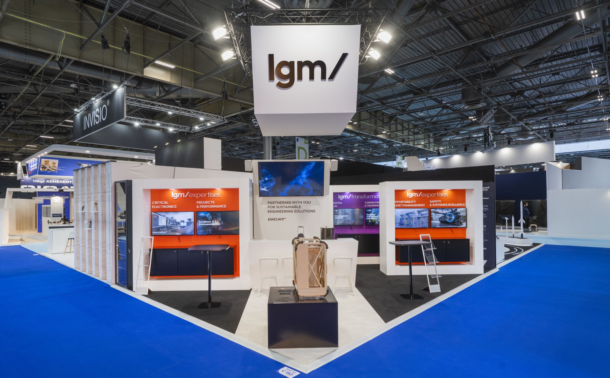 Stand LGM à Eurosatory par Expace