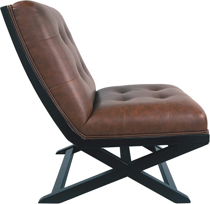 Stylish sidewinder accent chair that enhances home decor with its premium build and aesthetic.