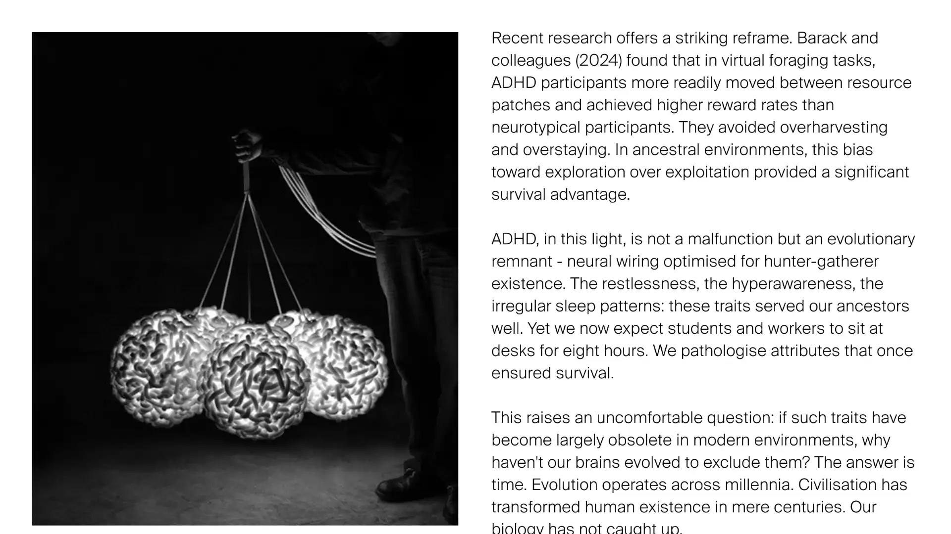 The Clash of Civilization and Human Brain Evolution