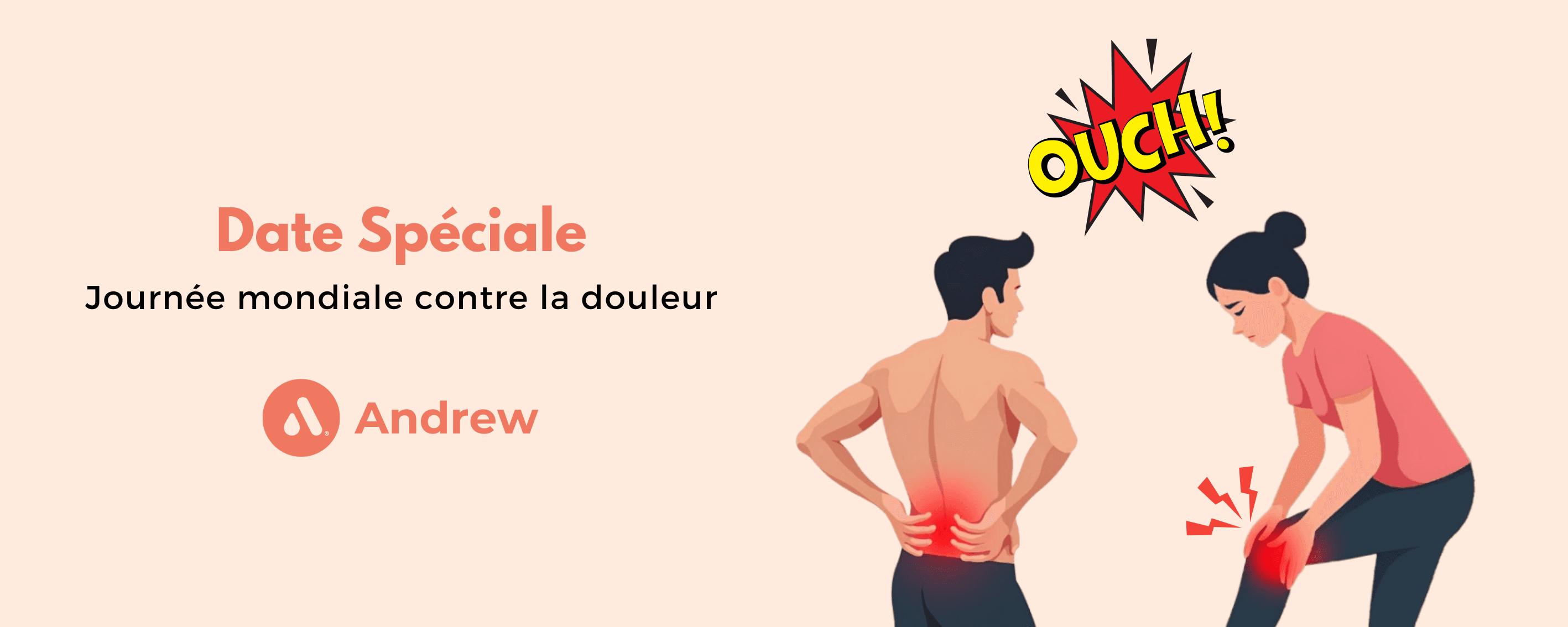 bannière journée mondiale lutte contre la douleur