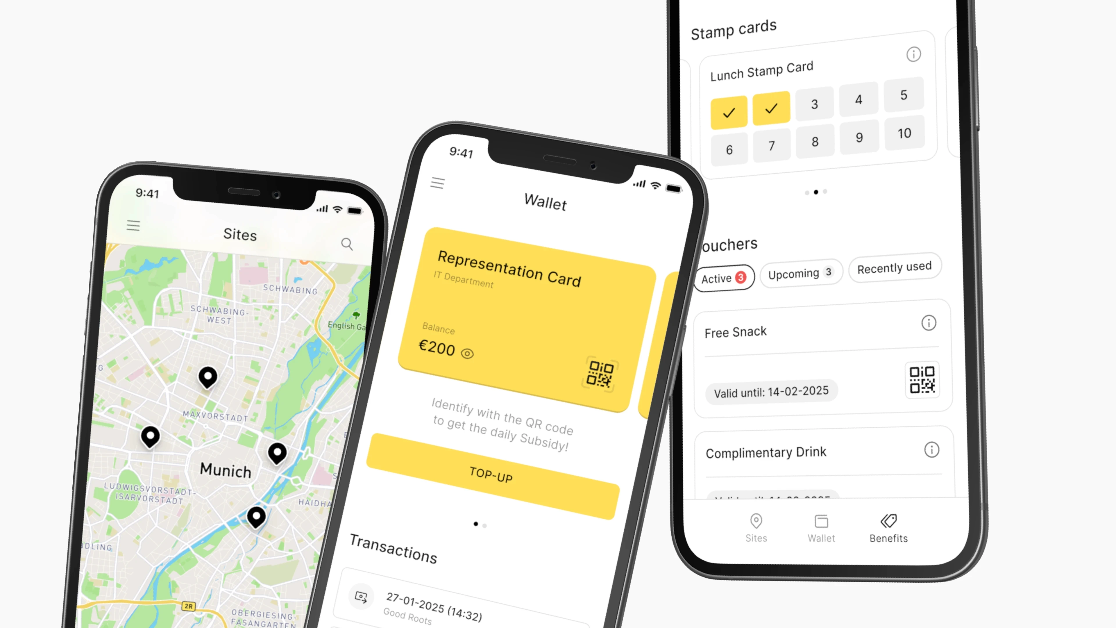 The Pej Guest App, a coffee and a cake