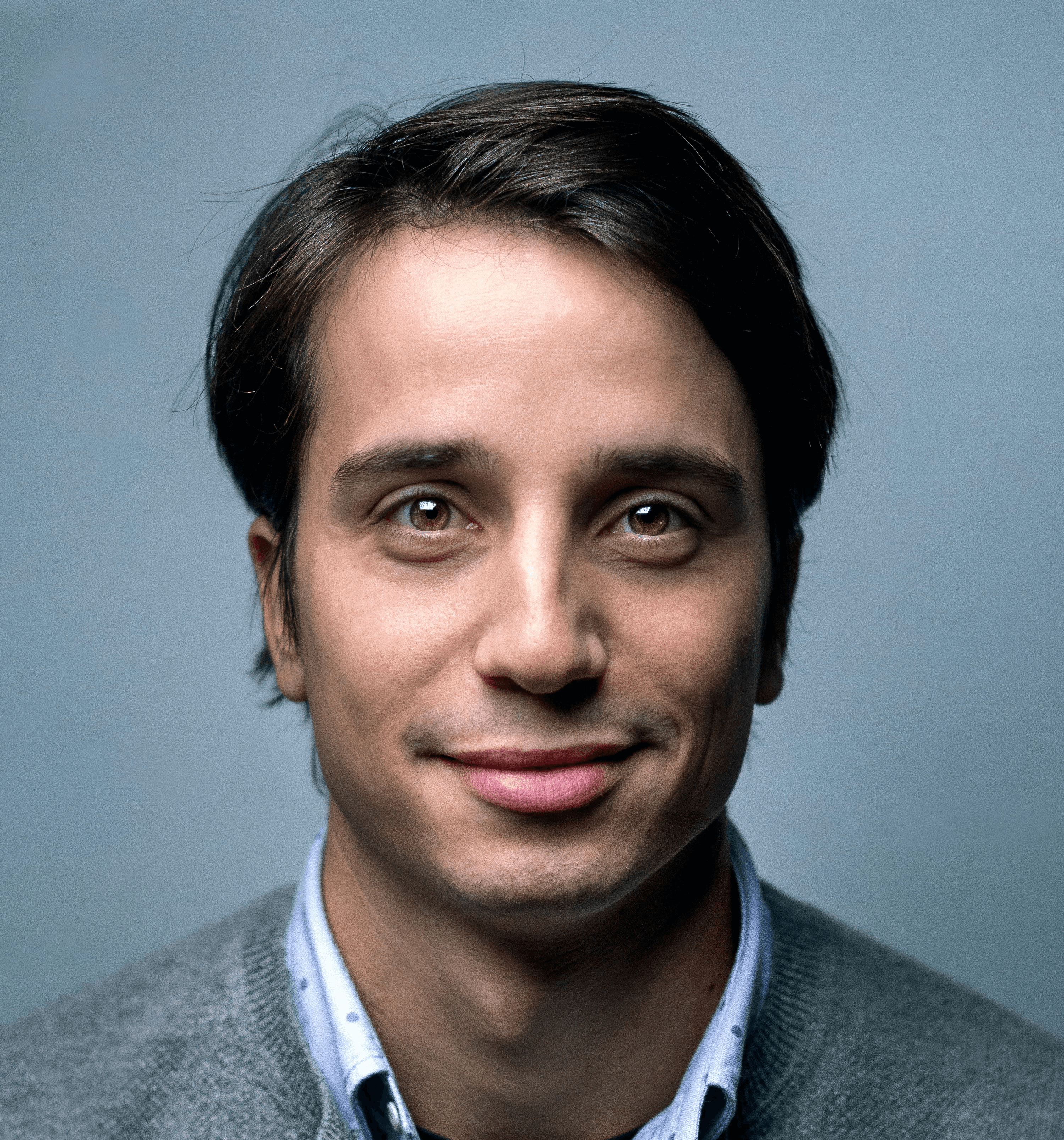 man wearing Henley top portrait