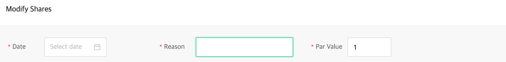 Add reasons for the changes