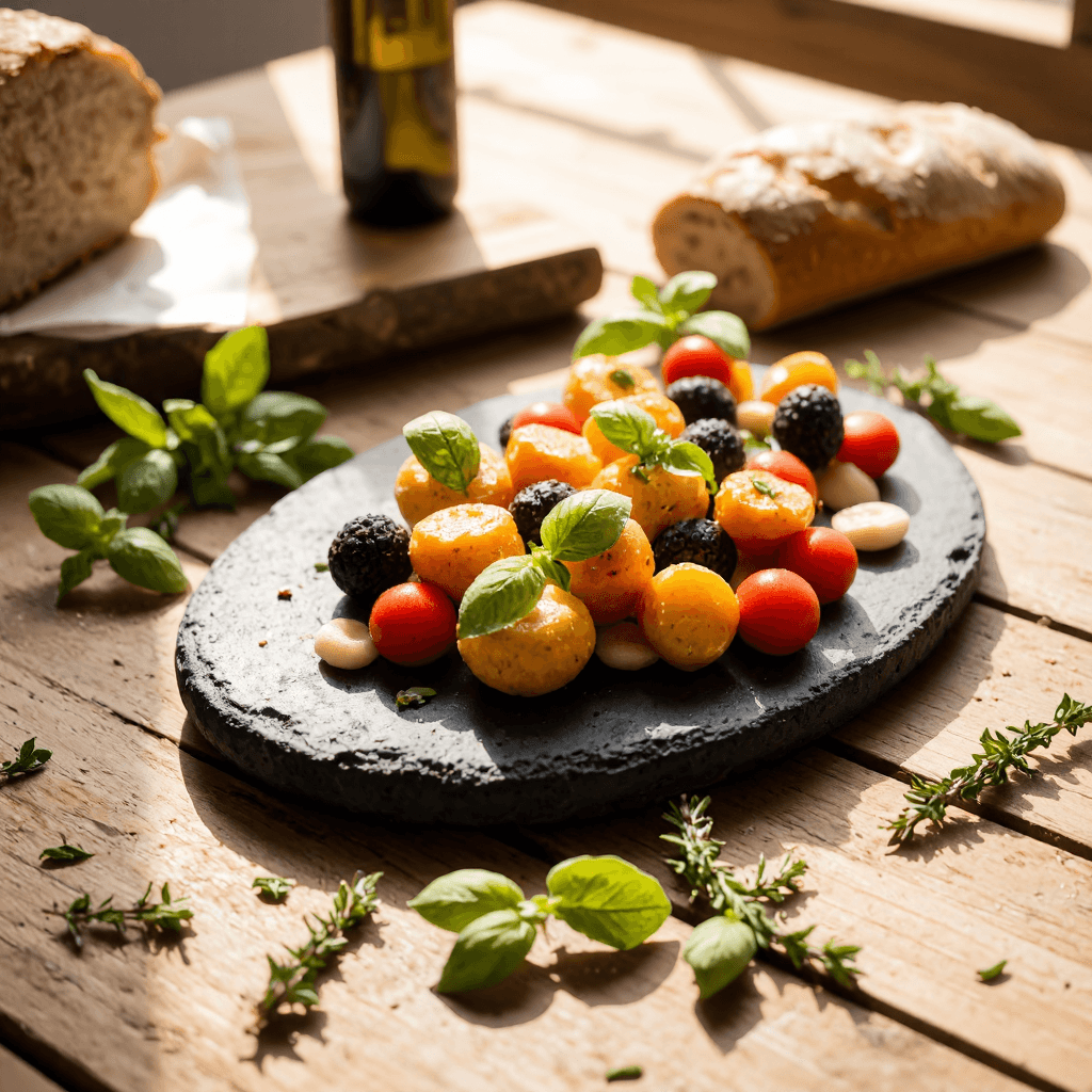 product photography of Gourmet Food Platter