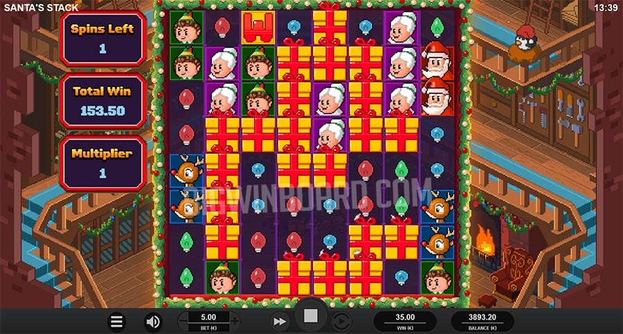 Santa's Stack - free spins source secondaire