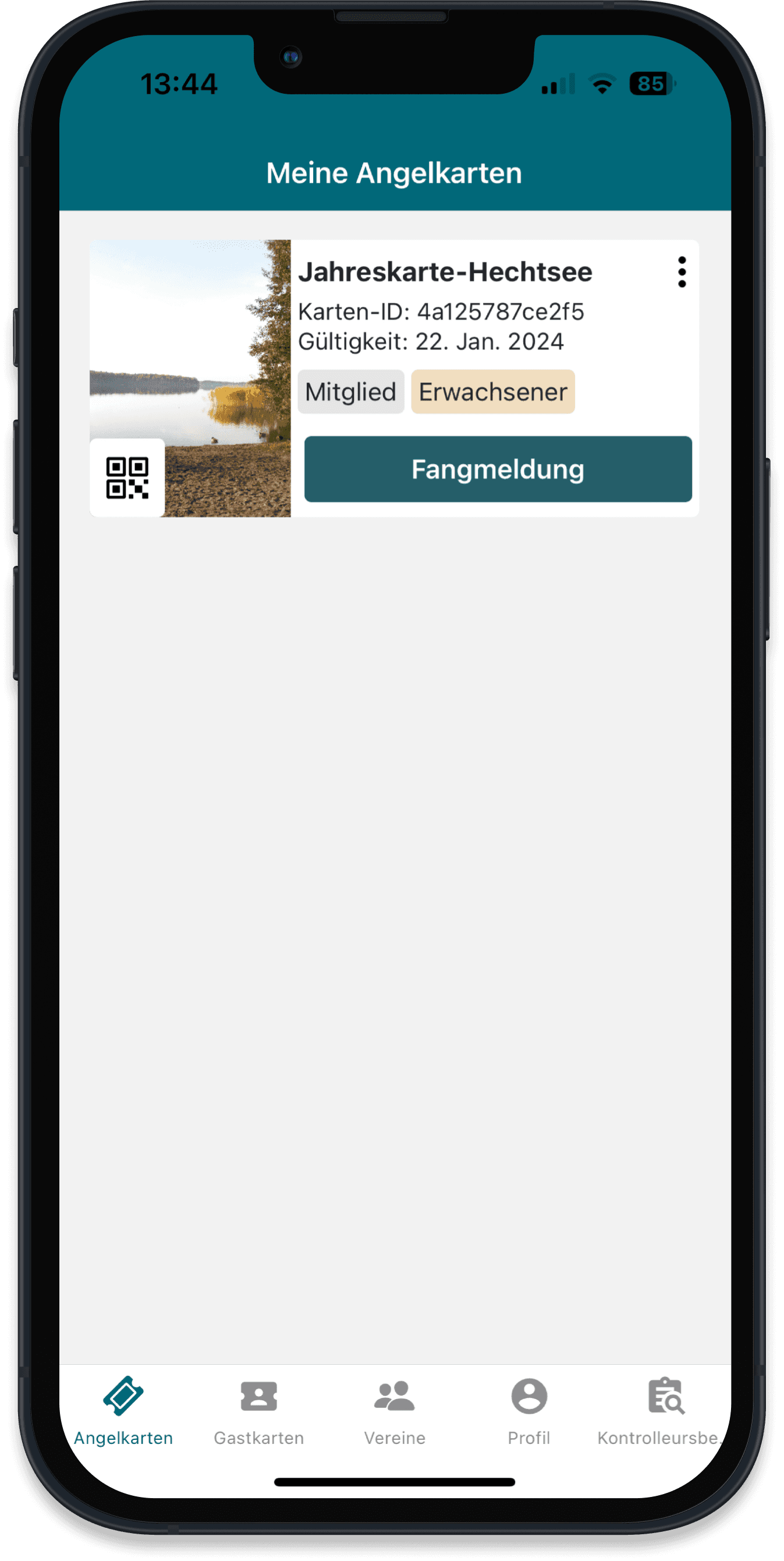 Funktionen App für Angler