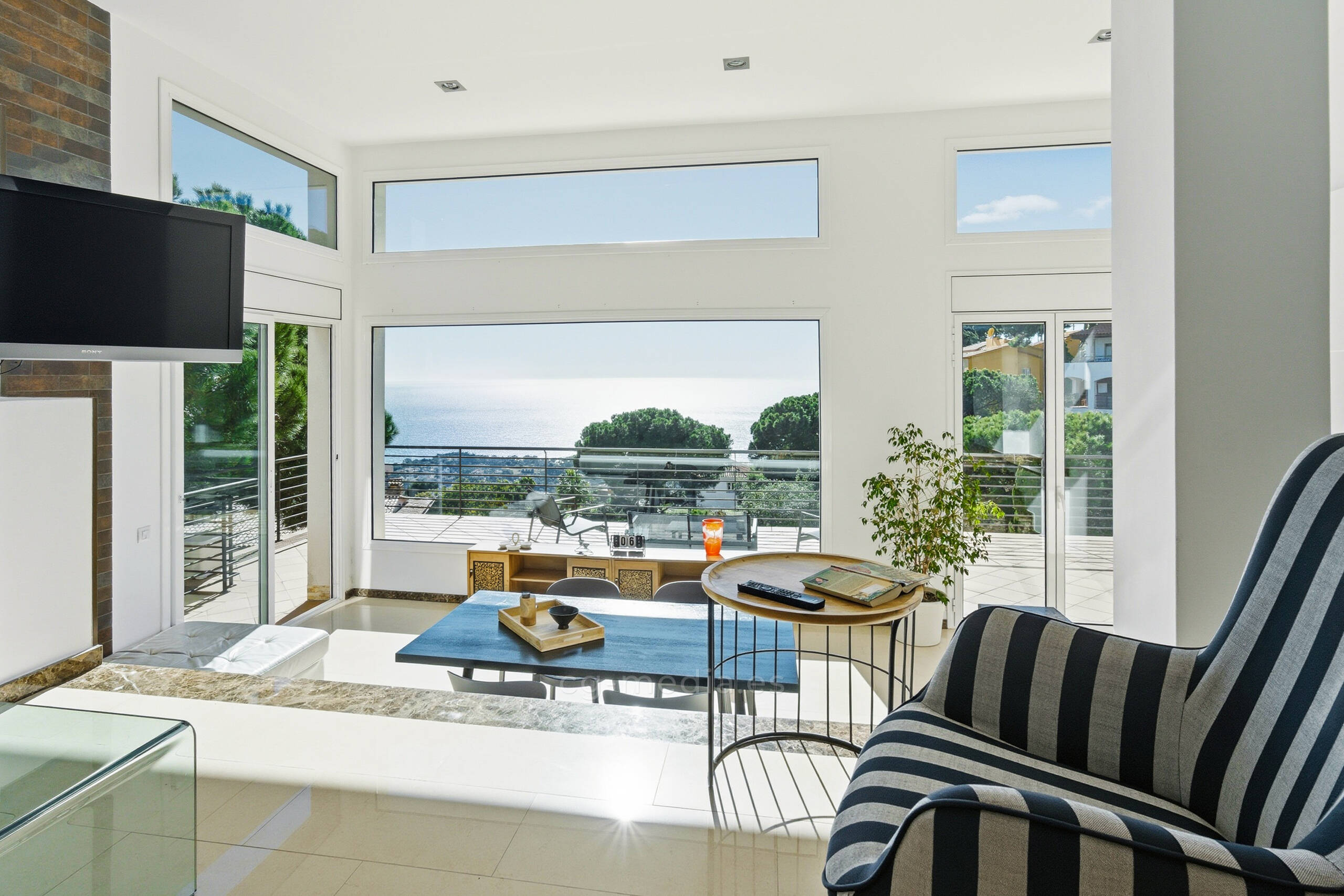 Shadow image of a Woman with Linear yellow bg