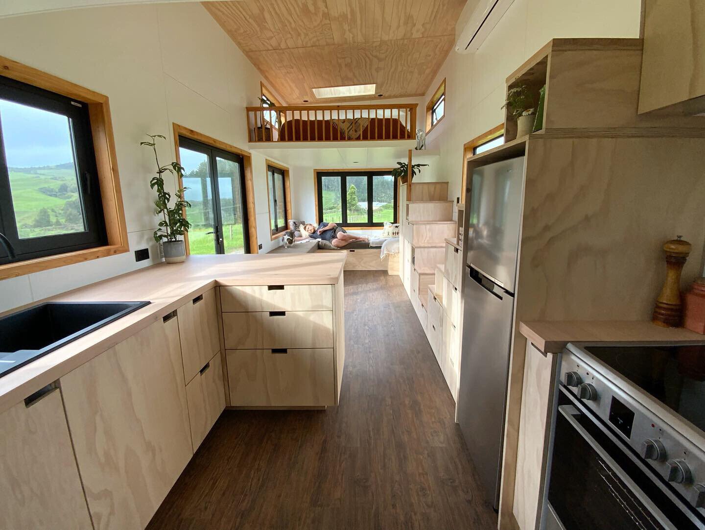 Raglan Tiny Homes Modern Tiny House Interior
