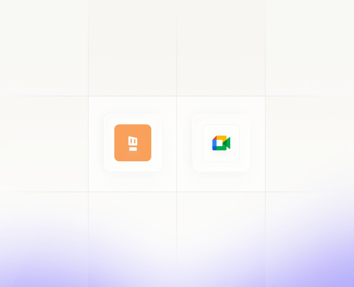 ping and google meet logos