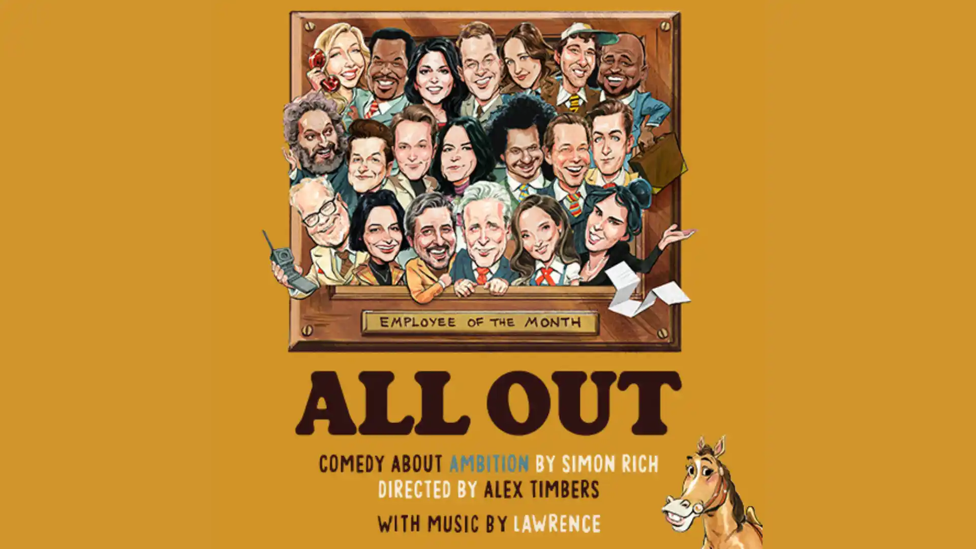 《竭盡全力》：關於抱負的喜劇百老匯橫額 —— 紐約期間限定喜劇，由輪流登場的明星陣容主演