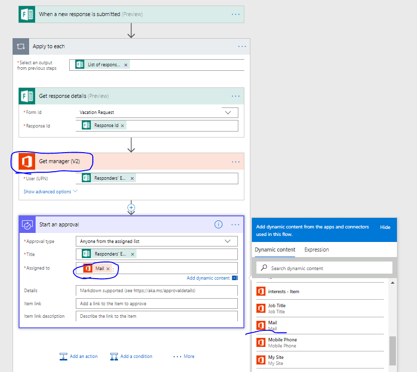 Solved: Vacation Request flow tied to Forms - Power Platform Community